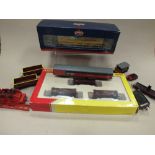 A quantity of 00 gauge unboxed locomotives and rolling stock to include an A4 Sparrow Hawk and