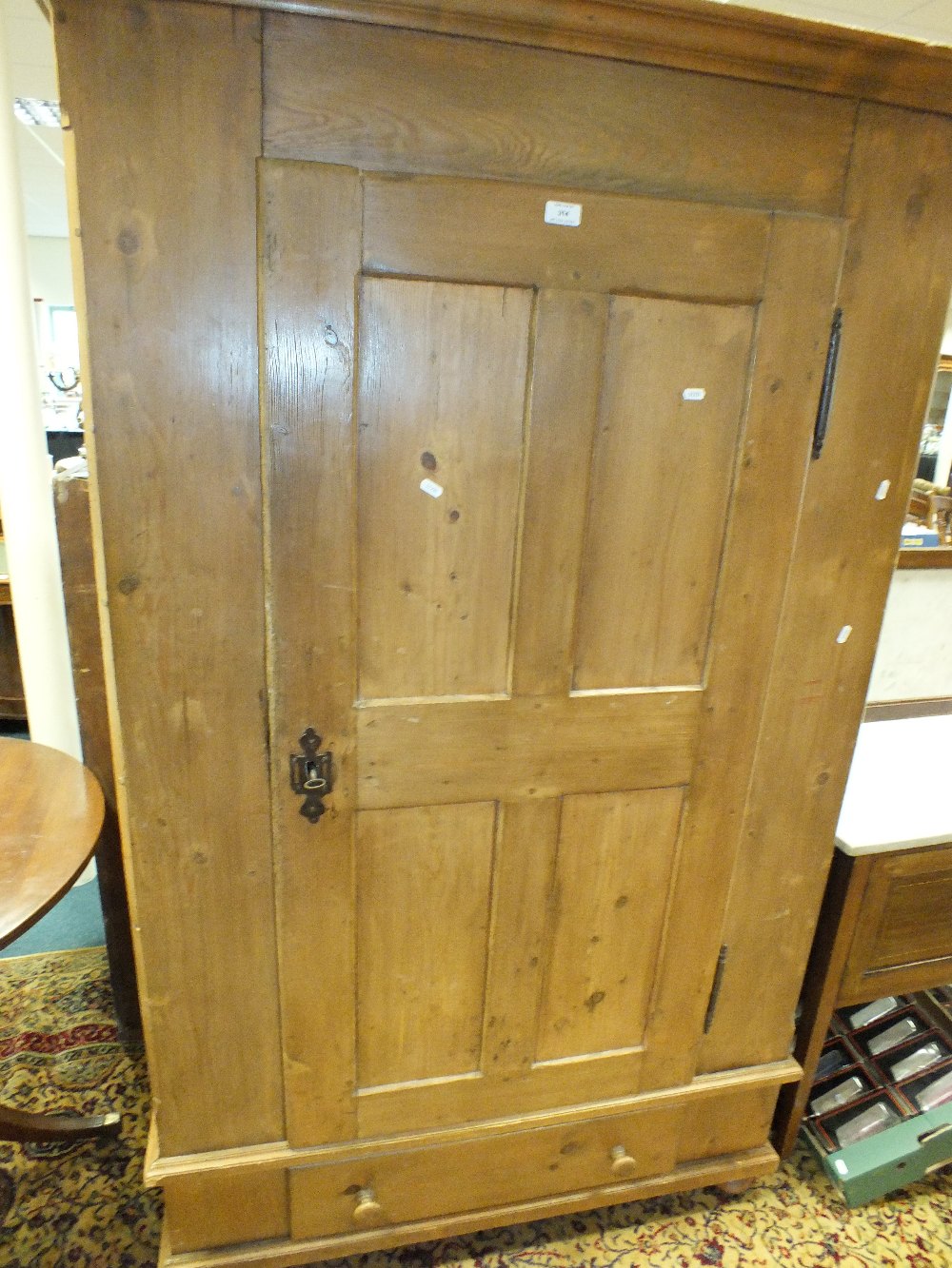 A French pine cupboard 19th century,