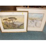 C R Aston, Ravello, Italy, signed lower left,