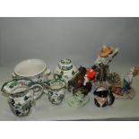 Tablewares and collectable ceramics to include a Beswick Huntsman on rearing horse model 868,