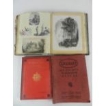 VICTORIAN SCRAP ALBUM, with ELVIN, A Hand-Book of the Order of Chivalry, War Medals and Crosses,