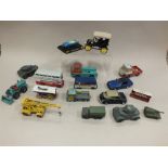 A group of 37 unboxed die-cast vehicles by various manufacturers such as Lesney, Corgi,