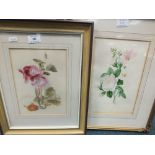 H Altfield, still life of roses, signed lower right, dated 1834,