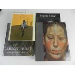 GOWLING, Lawrence, Lucian Freud 4to, 1982, with FEAVER, William, Lucian Freud 4to, 2002,