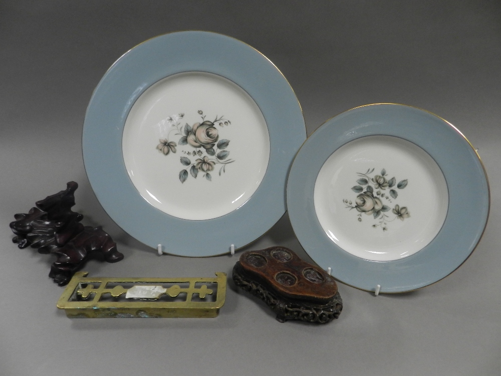 A boxed set of Royal Worcester coffee cups and saucers together with a quantity of Royal Doulton