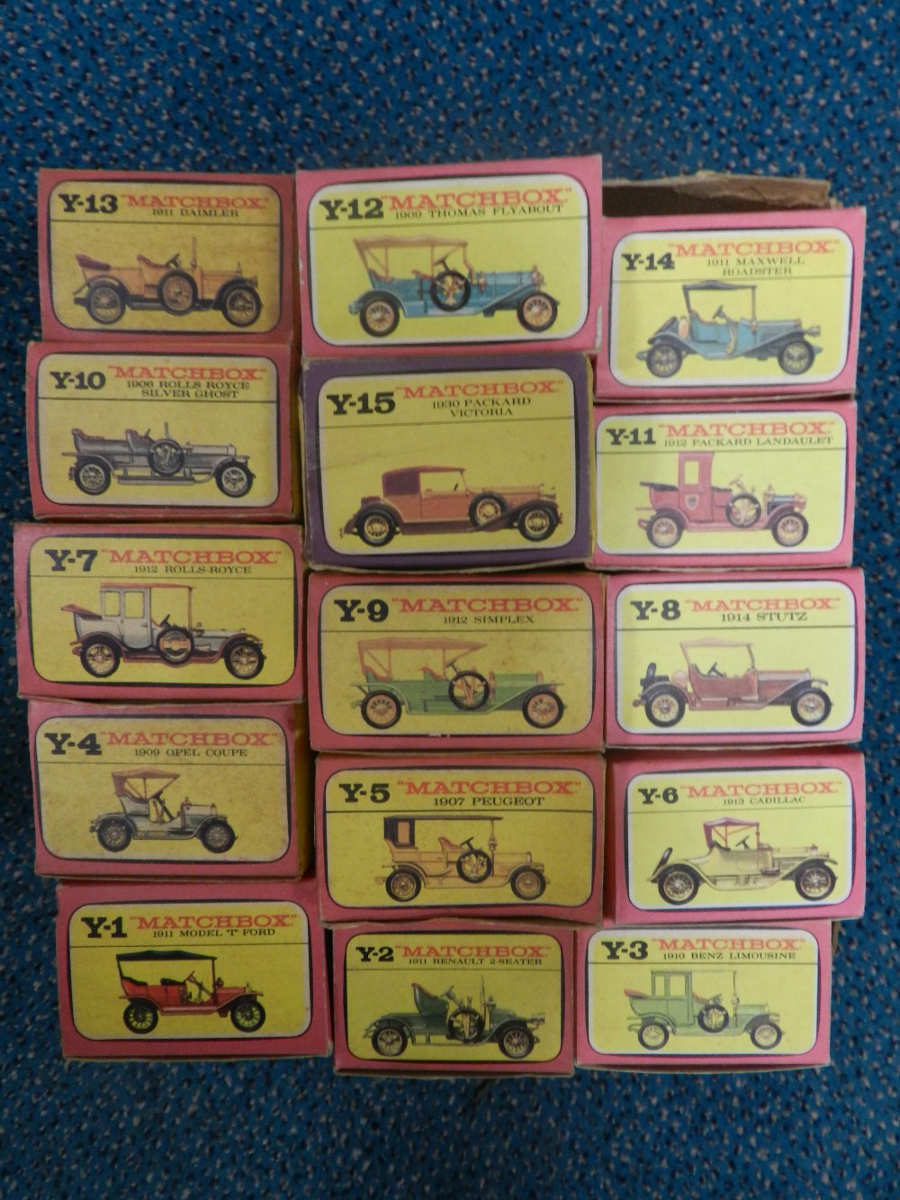 Diecast Matchbox models in original boxes to include the 1930 Pack of Victoria,