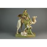 A large late 19th century Royal Dux figural group,