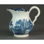 A rare Caughley baluster jug, perhaps for milk, circa 1786-93,