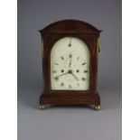 Frodsham, London, a rosewood and brass strung bracket clock,