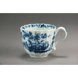 A Worcester porcelain fluted coffee cup, circa 1765-1780,