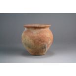 A Graeco-Roman red clay storage vessel, Egypt, circa 2nd Century BC to 2nd Century AD,