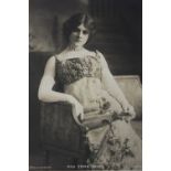 THEATRE: An album of early 20th century photographic postcards,