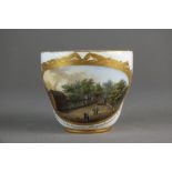 A Meissen (Marcolini) porcelain topographical cabinet cup, circa 1790,