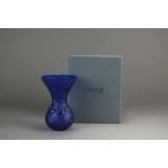 A Lalique Crystal vase Arabesque bud vase, a limited edition of 250 produced for Selfridges,