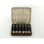 A set of six Chinese Export silver teaspoons by Hung Chong of Canton & Shanghai, circa 1920, with