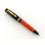 Montblanc Meisterstuck, Ernest Hemingway, a limited edition Writer's Series orange and brown resin