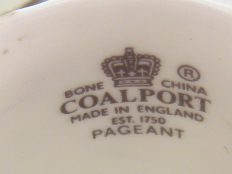 Three 19th. century miniature cups and saucers in the Crown Derby palette, unmarked apart from one - Image 6 of 6