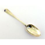 A George III Scottish silver Hanoverian pattern table spoon by Adam Graham, Glasgow, circa 1770,