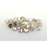 A mixed lot of round brilliant cut diamonds, totalling approx. 1.95 carat. (note: VAT will be
