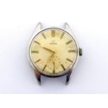 OMEGA, a large size gentleman's stainless steel manual wind wristwatch, ref. 2505-29, circa 1940s,
