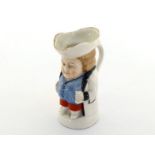 A Chelsea Derby miniature Toby Phillpott jug, circa 1780, in excellent condition, no chips or