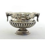 A German silver sweet dish in the form of a wine cistern, by Vereinigte Silberwarenfabriken,