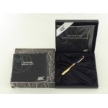 Montblanc, Ramses II, a lapis lacquer and vermeil limited edition fountain pen, no. EM106997, with