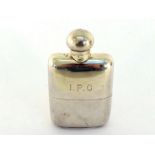 An Edwardian silver spirits flask by the Goldsmiths & Silversmiths Company Ltd., London, 1904,