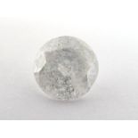 A loose brilliant cut diamond, approx. 1.40 carat, P3 (VAT will be charged on the hammer on this