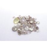 A mixed lot of loose cut diamonds, various, totalling 1.90 carats (VAT will be charged on the hammer
