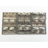 WWI interest:- a group of 20 stereoscopic photo cards by Realistic Travels Publishers, including