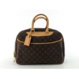 A Louis Vuitton Deauville monogrammed vanity bag with goldtone hardware, to include a Louis