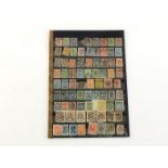 A double side stock album sheet of pre-and post-Revolution Russian postage stamps including some