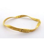 MARCO BICEGO, an 18 carat gold Marrakech bracelet, 19cm long, 12.9gms CONDITION: good