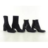 HERMES, two pairs of ankle boots, size 39