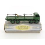 A rare Dinky Toy model 905 Foden flat truck with chains in green , complete and in very good