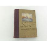 A printer's sample album entitled ""Select Series of Private Greeting cards and calendars"" by W. S.