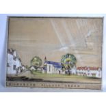 A LARGE COLLECTION OF ANTIQUE COLOURED DRAWINGS together with building plans, layouts etc. (qty)