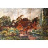 W D GUTHRIE (19th Century) Framed Watercolour, 'Rural Cottage'. Signed. 2Ft 4ins x 1ft 6ins.