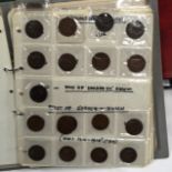 British and world coins, in album and red tray, includes six German commemorative medals (10)