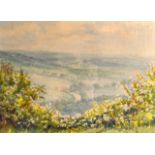 FLORENCE R WALKER, FRAMED WATERCOLOUR, signed, British Landscape. 11ins x 1 ft. 3ins.