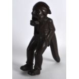 A PAIR OF EARLY 20TH CENTURY BAVARIAN 'GNOME' NUT CRACKERS. 8.25ins high.