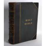 A 19TH CENTURY HOLY BIBLE published London, James Hagger, 67 Paternoster Roy, A H Payne.