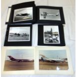 A PHOTOGRAPH ALBUM CONTAINING AVIATION IMAGES, together with a quantity of loose photographs of