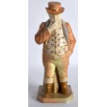 A ROYAL WORCESTER FIGURE OF THE ENGLISHMAN 'JOHN BULL' C1905. 6.75ins high.