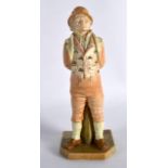 A ROYAL WORCESTER FIGURE OF THE IRISHMAN C1891. 6.5ins high.