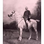 A LARGE GROUP OF IDENTICAL PRINTS, depicting a gentleman on horseback. 1 ft 2ins x 1 ft. (15)