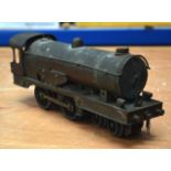 AN EARLY COPPER AND TINPLATE LOCOMOTIVE.