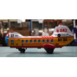 A JAPANESE TIN PLATE HAJI AIR TAXI. 32 cm long.