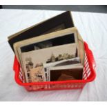 A GROUP OF VARIOUS PHOTOGRAPHS and postcards depicting European landmarks. (qty)